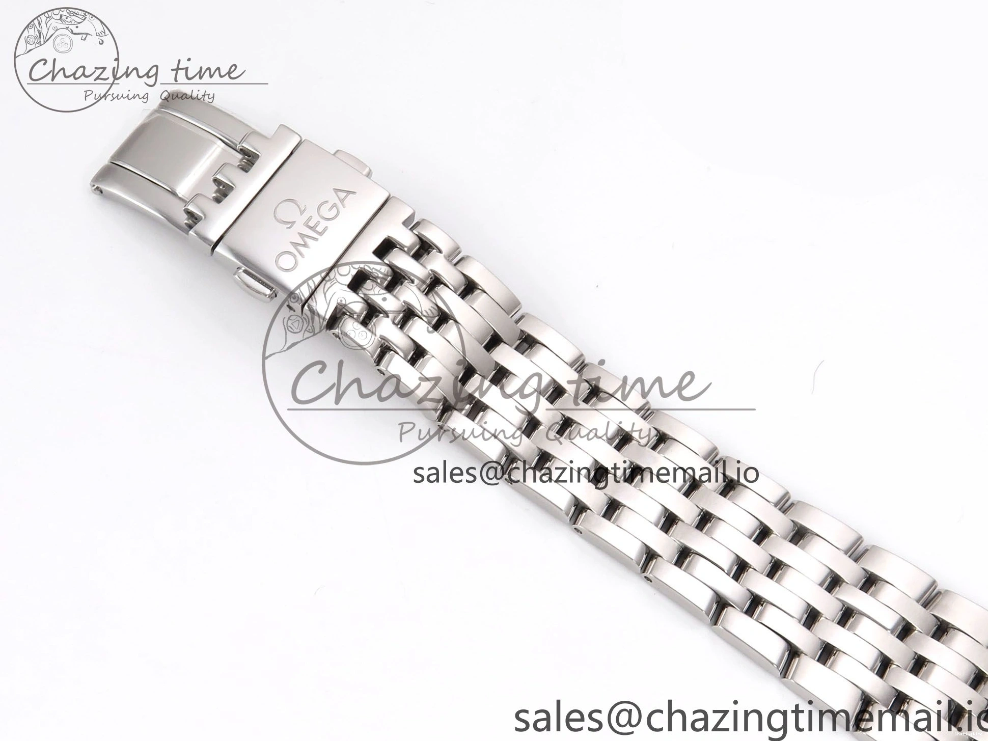 0225 Supportive De Ville Date SS VSF 1:1 Best Edition Blue Dial on SS Bracelet A 7700